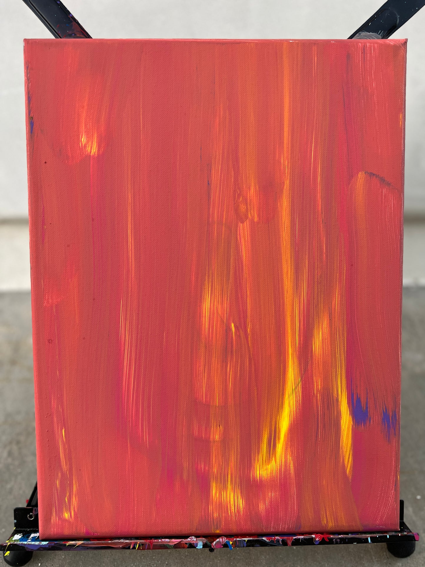 PAINTING #27 "MAN IN THE FLAMES"