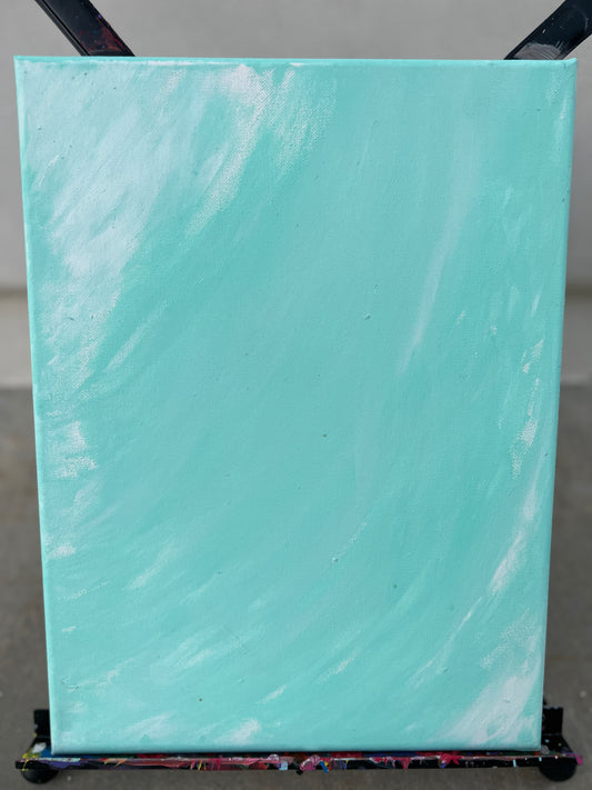 PAINTING #29 "BLUE SKIES LIE"